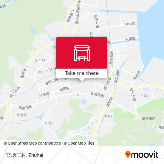 官塘三村 map