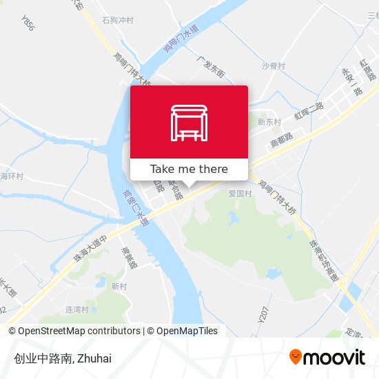 创业中路南 map