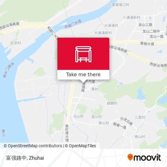 富强路中 map