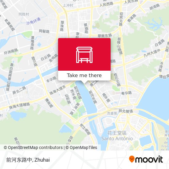 前河东路中 map