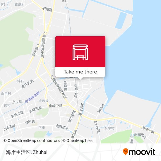 海岸生活区 map