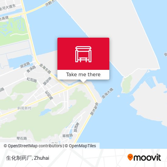 生化制药厂 map