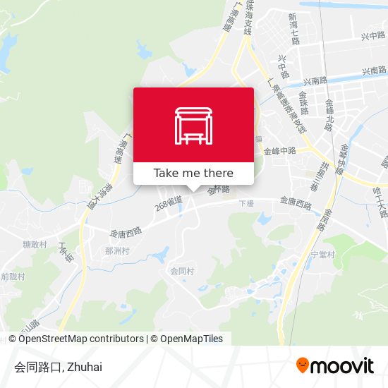 会同路口 map