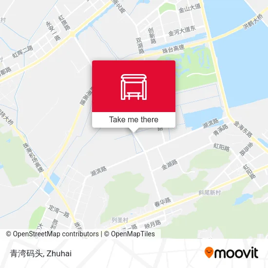 青湾码头 map