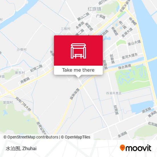 水泊围 map