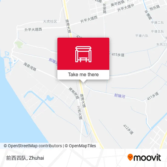 前西四队 map