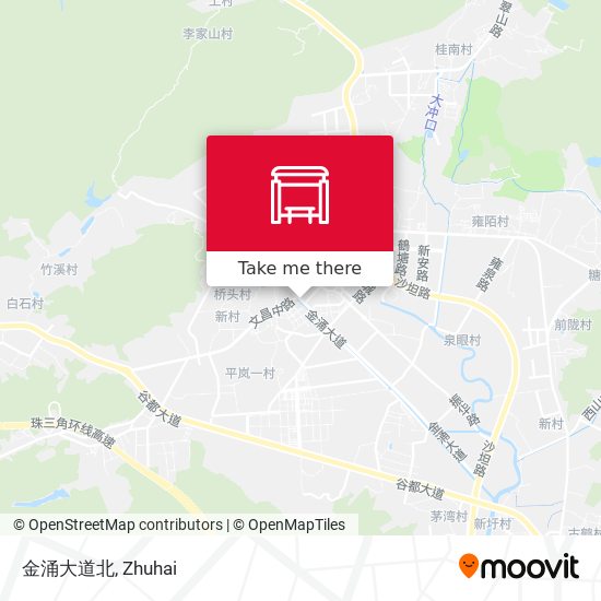 金涌大道北 map