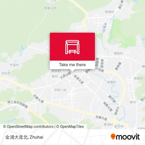 金涌大道北 map