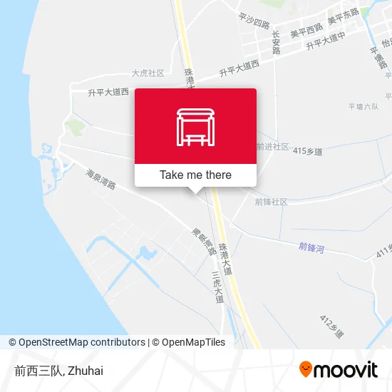 前西三队 map