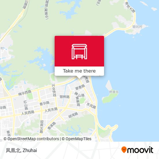 凤凰北 map