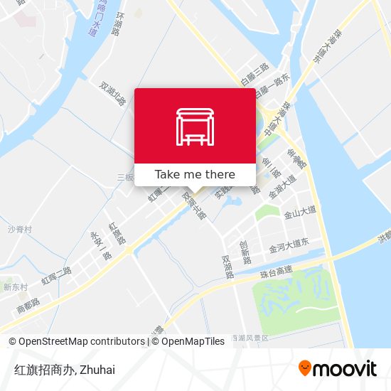 红旗招商办 map