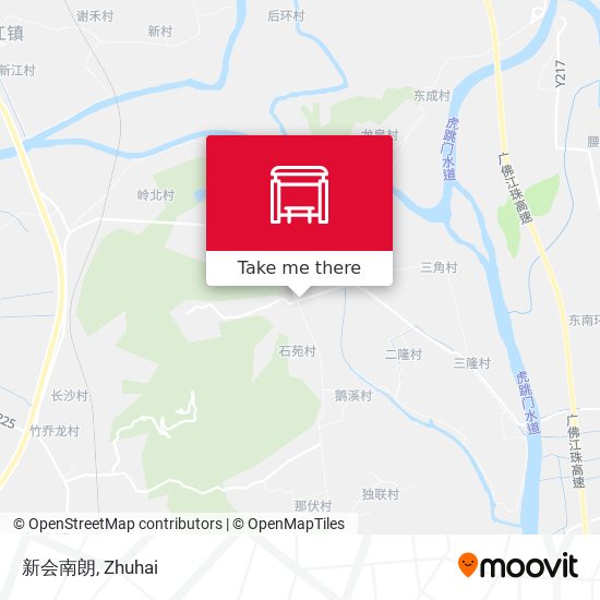 新会南朗 map