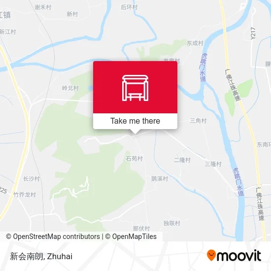 新会南朗 map