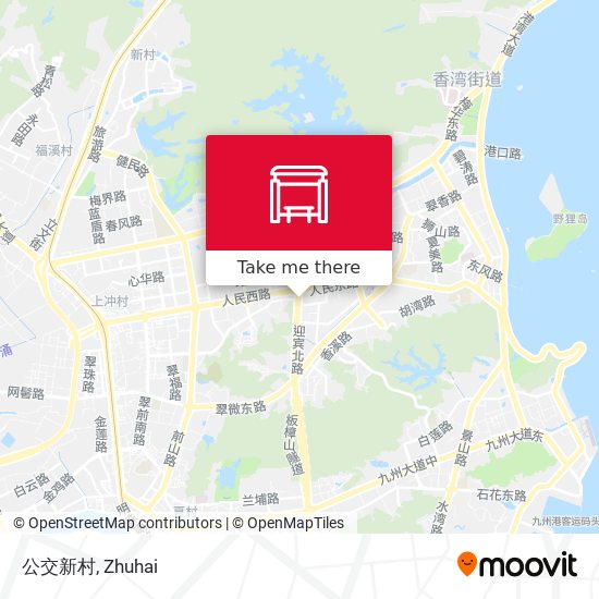 公交新村 map