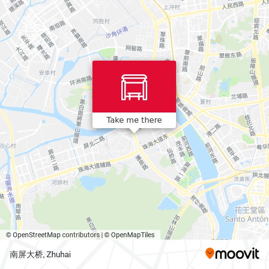 南屏大桥 map