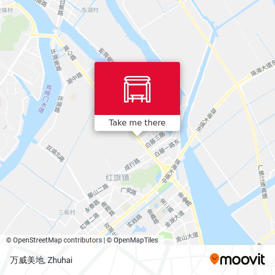 万威美地 map