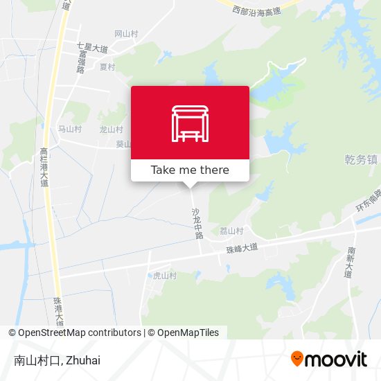 南山村口 map