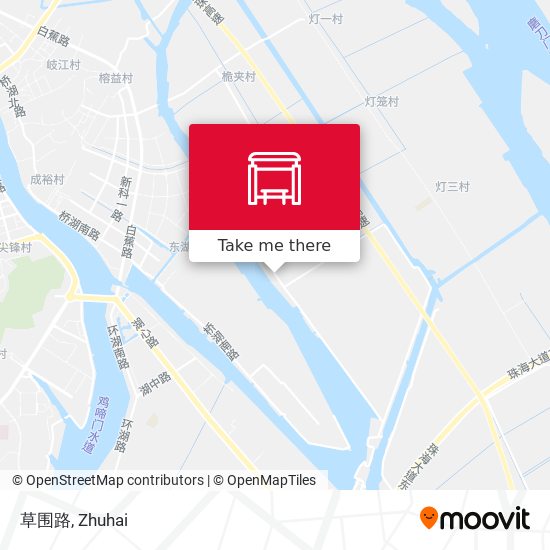 草围路 map