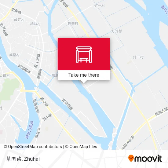 草围路 map