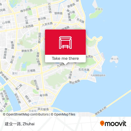 建业一路 map