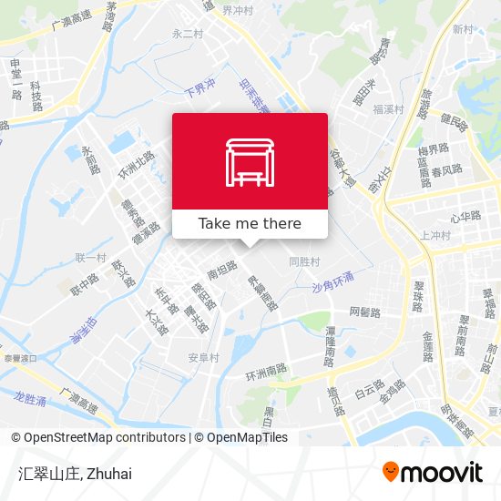 汇翠山庄 map