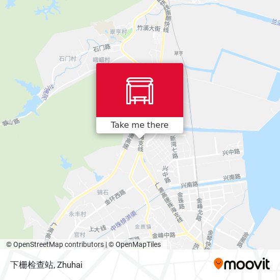 下栅检查站 map