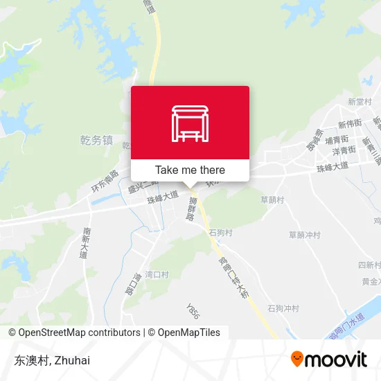 东澳村 map