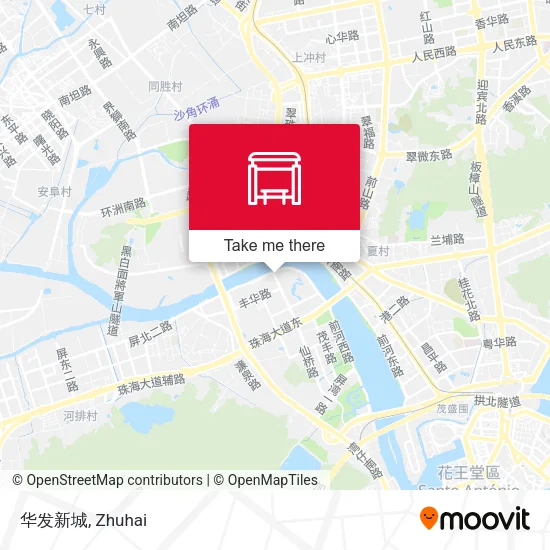 华发新城 map