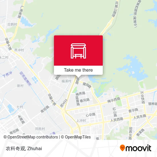 农科奇观 map