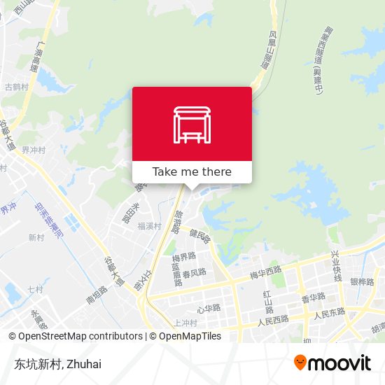 东坑新村 map