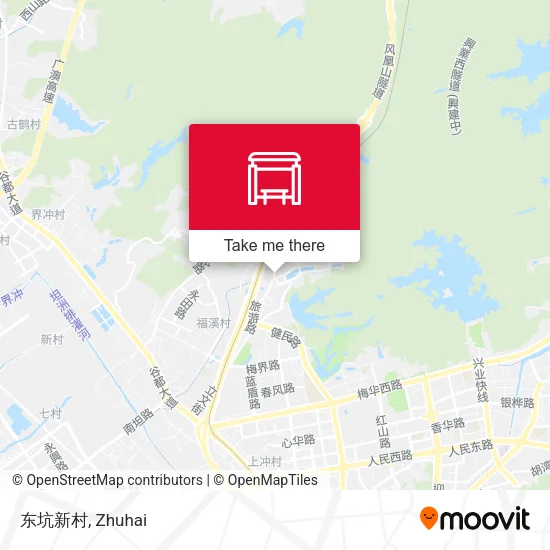 东坑新村 map