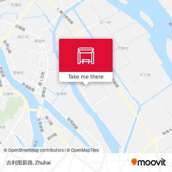 吉利围新路 map