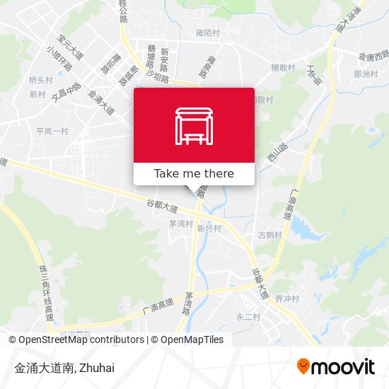 金涌大道南 map