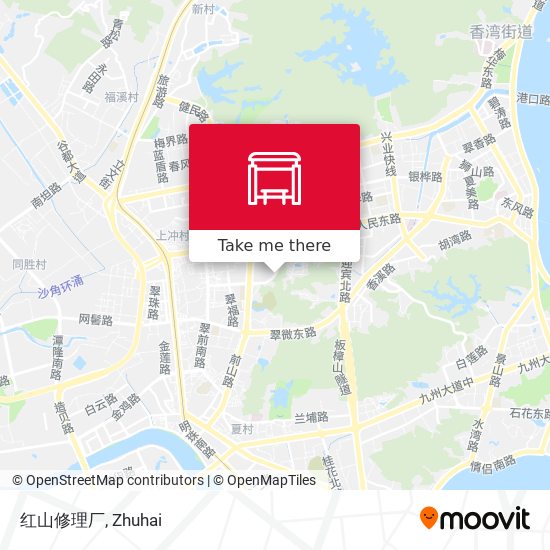 红山修理厂 map