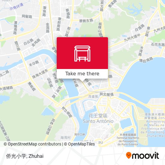 侨光小学 map