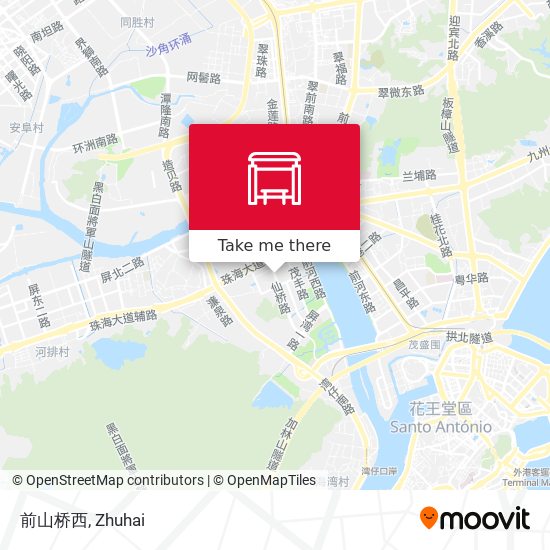 前山桥西 map