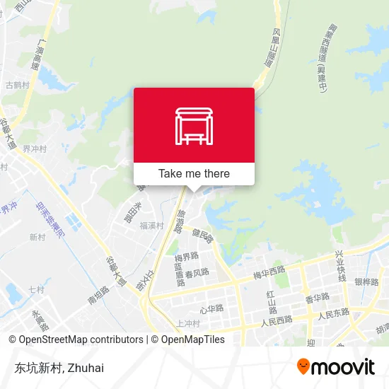东坑新村 map