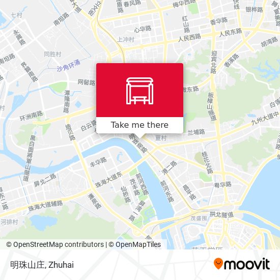 明珠山庄 map