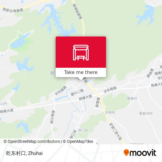 乾东村口 map