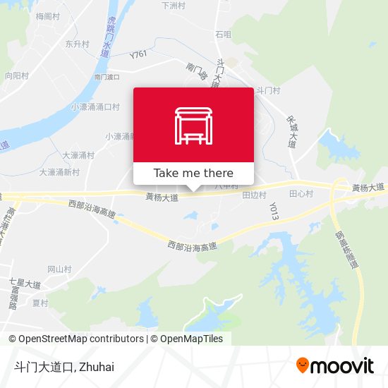 斗门大道口 map