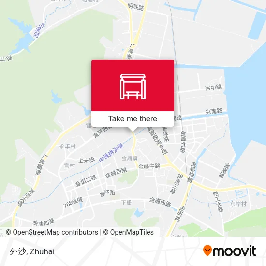 外沙 map