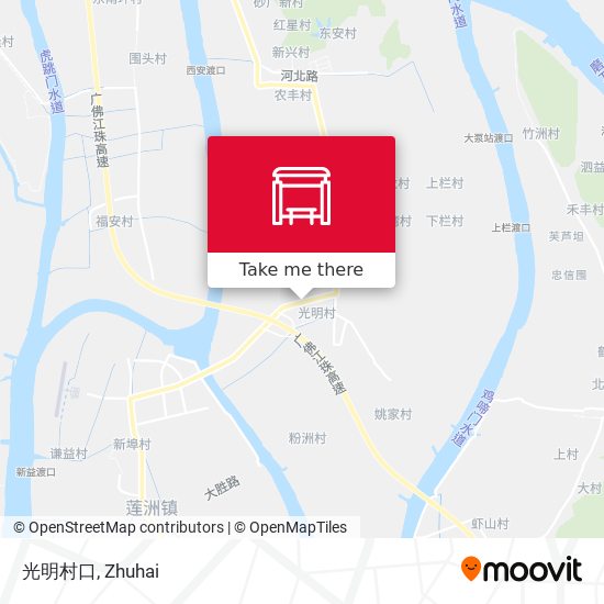 光明村口 map