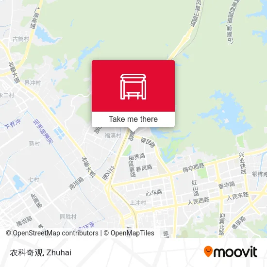 农科奇观 map