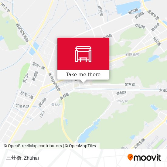 三灶街 map