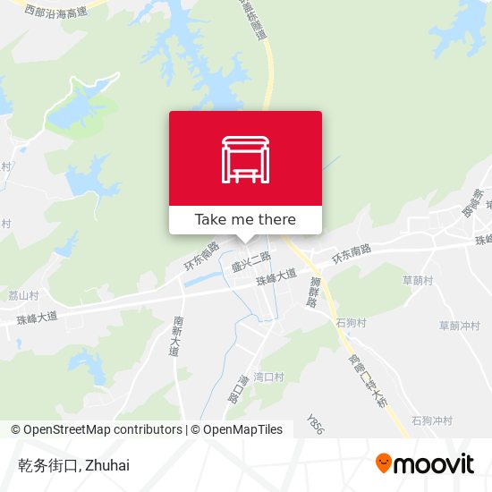 乾务街口 map