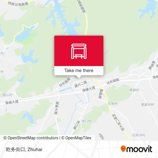 乾务街口 map
