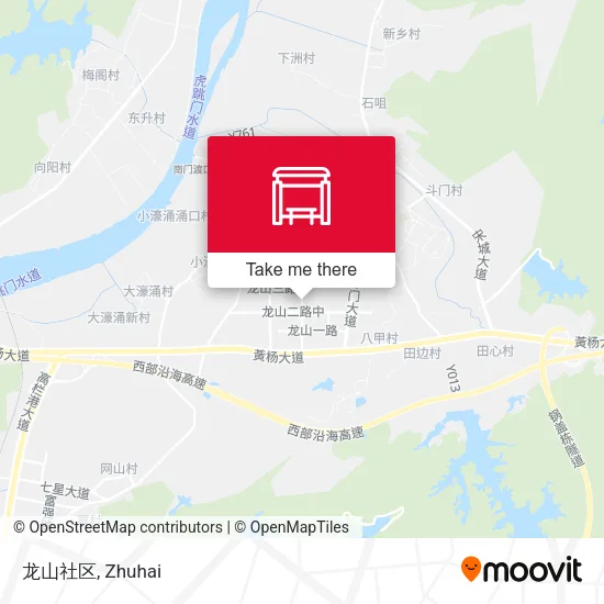 龙山社区 map