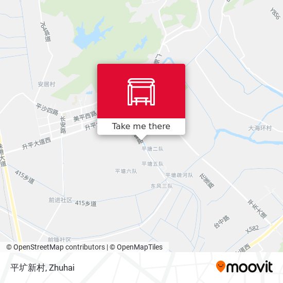 平圹新村 map