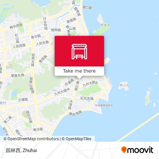 园林西 map