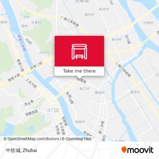 中纺城 map